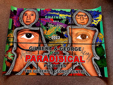 Gilbert & George signed Paradisical Pictures poster 2023