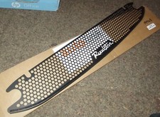 Front radiator grille, heavy duty s/s, Mazda MX5 mk1 NA, Roadster logo, black 