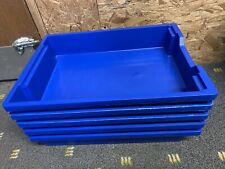 5 x Blue Gratnells Shallow Education Storage Tray 312 x 427 x 75mm