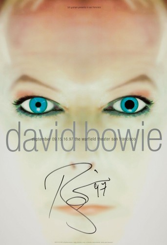 David bowie signed san - signed, 'san