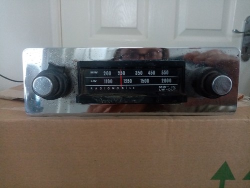 Classic car radio - car,