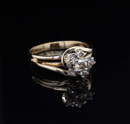 Vintage 18ct gold 35ct - vintage, 0.35ct