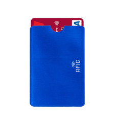 Blue RFID Blocking Sleeve for
