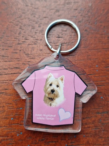 West highland terrier keyring - west,