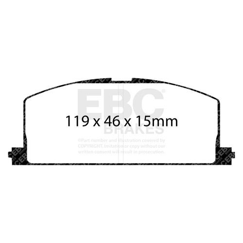 Ebc pd04kf922 front - front, pad