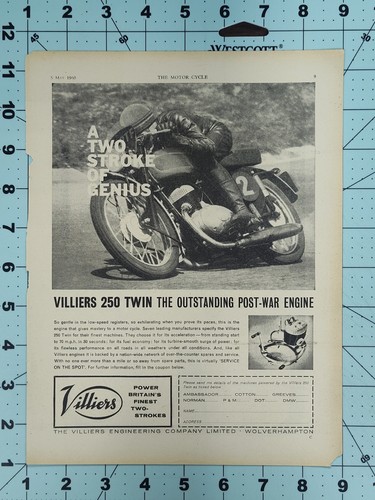 1960 villiers 250 - 250, twin