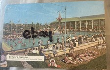 BUTLINS CLACTON VINTAGE POSTCARD USED OF HEATED OUTDOOR & INDOOR SWIMMING POOLS