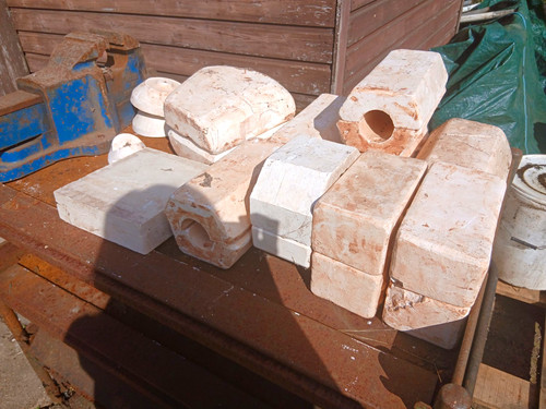 Assorted slip casting moulds - assorted,