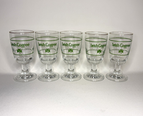 Set vintage irish coffee - set,