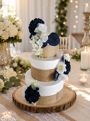 Set navy blue white - 3,