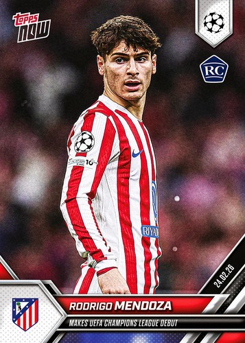 Topps now 2026 ucl - now, 25-2026
