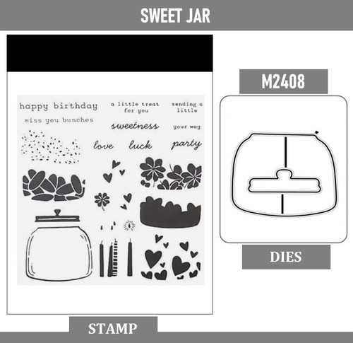 Sweet jar stamps and - jar,