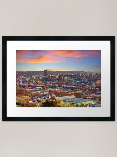 Sheffield sunset cityscape - sunset,