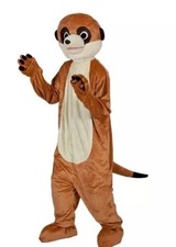 Adult Unisex Meerkat Mascot Fancy Dress Costume Halloween Stag Night Animal