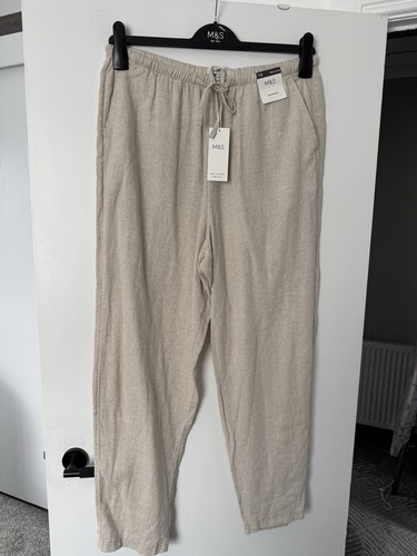 Bnwt natural linen - m&s,