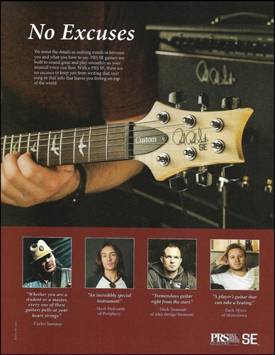 Prs custom guitar - guitar, ad