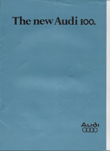 Audi 100 saloon brochure ls - audi,
