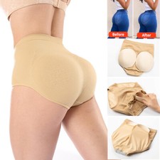 Buttock Padded Bum Enhancer Pants Hip Body Shaper Butt Lift Boyshorts Underwear