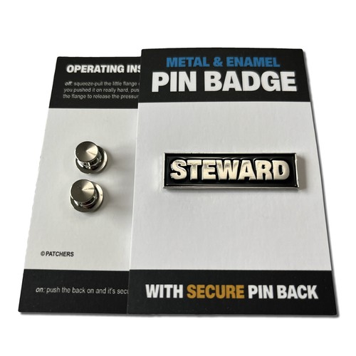 Silver metal black enamel - silver,