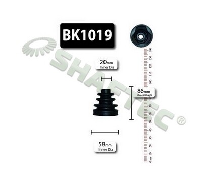 Shaftec front inner boot - inner, cv