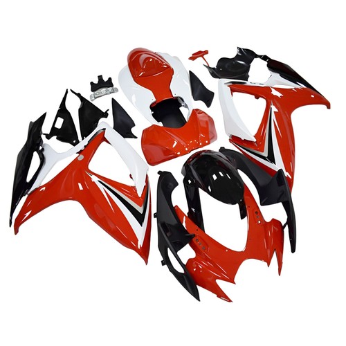 Black white red fairing for - black,