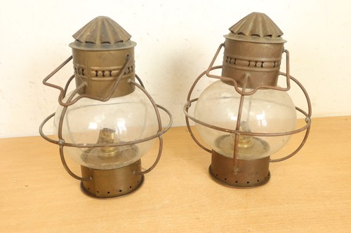 Pair antique nautical - of,