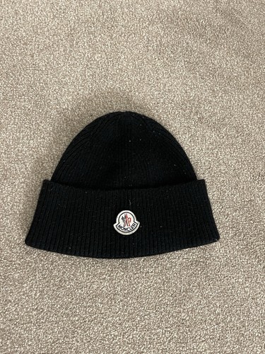 Moncler men beanie black one - men's,