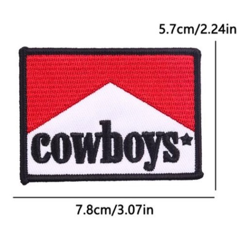 Cowboy iron patch sew - on,
