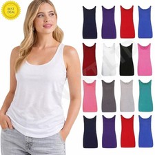 WOMENS SCOOP NECK SLEEVELESS