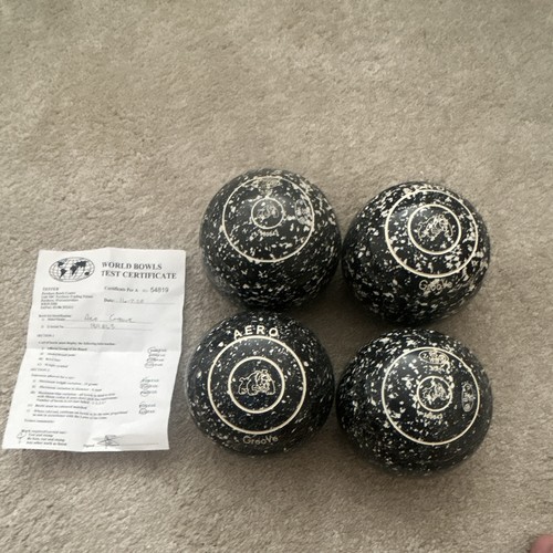 Aero groove lawn bowls - aero, size