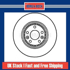 2x Brake Discs Vented For