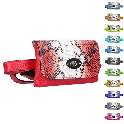 Women leather bag belt hip - women's,