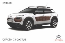 2015 CITROEN C4 CACTUS OWNERS