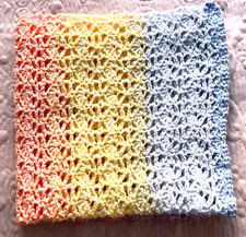 Crochet Baby Blanket Hand Made