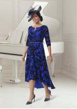 Veromia dress style VO0901 Cobalt 