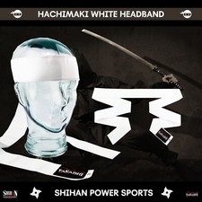 Japanese Headband WHITE NINJA