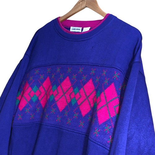 Vintage purple fairisle - vintage,