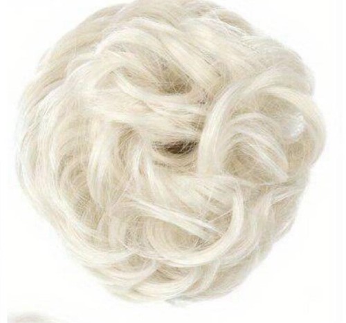 Hair scrunchie messy bun - hair,