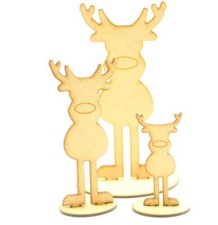 Freestanding Reindeer Family