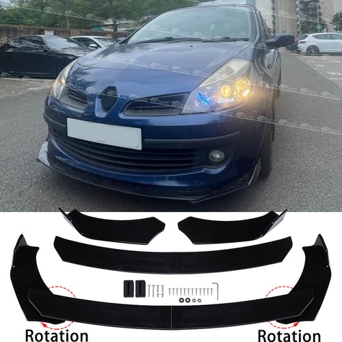 Gloss black abs front bumper - front,
