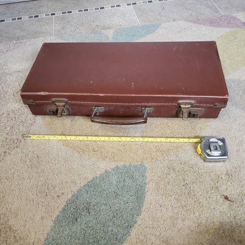 Vintage brown leather - , case