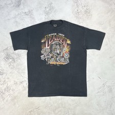 Vintage Harley Davidson ‘Leader Of The Pack’ 3D Emblem T-Shirt Size XXXL 24” PTP