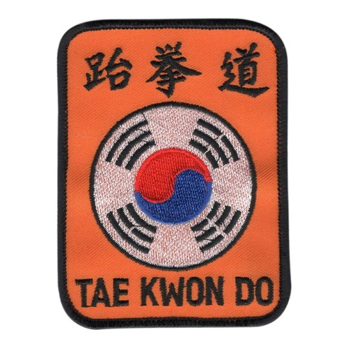 Martial arts embroidered badge - martial,