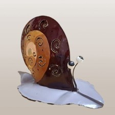 Handcrafted Metal Snail Garden