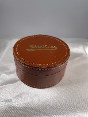 Vintage real leather studs - real,