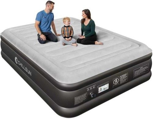 Inflatable mattress blow - blow, up