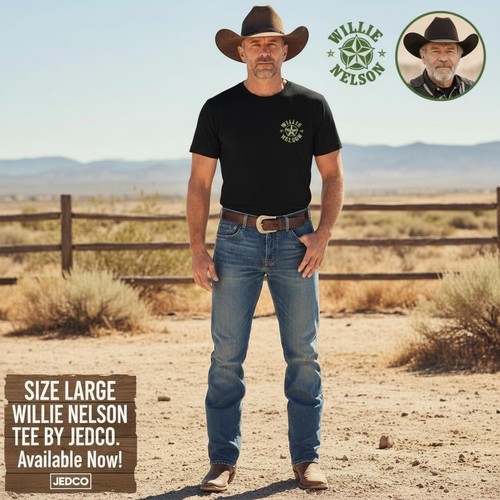 Willie nelson black graphic - nelson,