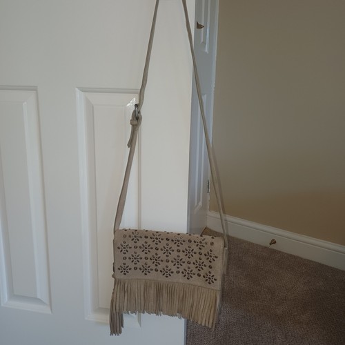 Mango suede leather - leather, tan