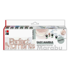 Marabu Easy Marble Paint Set - Pastel (6pk)