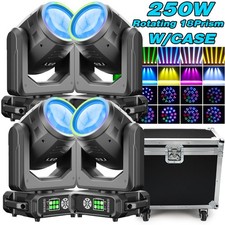 250W Rotation18Prism LED Moving Head Light Gobo Beam Stage Lighting DJ Disco DMX